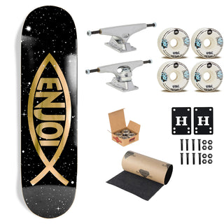 Enjoi Premium Complete Skateboard Fish Logo 8.25" Ft. Krux/SML/Independent