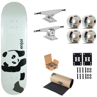 Enjoi Premium Skateboard Complete Keenan Lewis Whitey Panda 8.5" Ft. Krux/SML/Independent