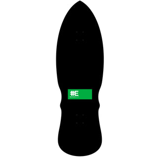 Everybody Skates Skateboard Deck Danger Big Board Black 12.3" x 40"
