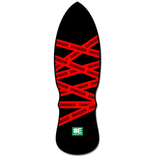 Everybody Skates Skateboard Deck Danger Big Board Black 12.3" x 40"