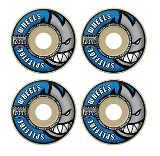 Spitfire Skateboard Wheels 52mm 99A F4 Radial with Bronson Pro G3 Bearings