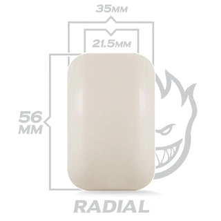 Spitfire Skateboard Wheels 56mm F4 99A Radial Formula Four
