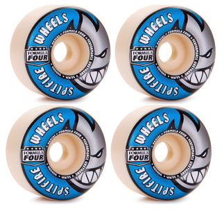 Spitfire Skateboard Wheels 56mm 99A F4 Radial with Bronson Pro G3 Bearings
