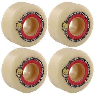 Spitfire Skateboard Wheels 54mm Tablets F4 101A with Bronson Pro G3 Bearings