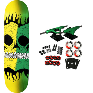 Baker Skateboard Complete Reynolds Rasta Skull B2 8.38" x 32.25"