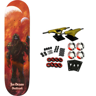 Deathwish Skateboard Complete Dickson Catatonic Abyss 8.25" x 32"