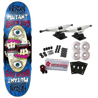 Heroin Skateboard Complete Mutant Razoregg 9.5" x 32.1"