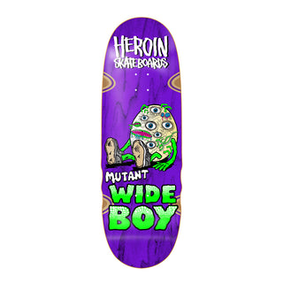 Heroin Skateboard Deck Mutant Wide Boy 10.4" x 32.3"