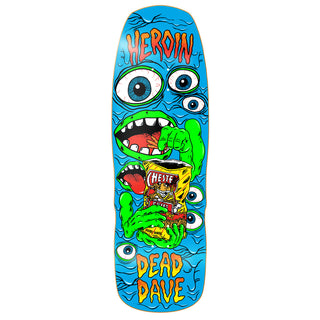Heroin Skateboard Deck Dead Dave Mutate or Die 10.1" x 32"