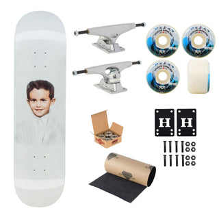FA Premium Upgrade Skateboard Dylan Rieder White Dipped 8.5" x 31.91" Krux Trucks, Satori Wheels, Independent Bearings