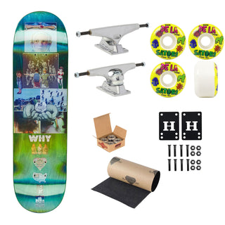 FA Premium Upgrade Skateboard Store Collage Gradient Assorted 8.18" x 31.73" Krux Trucks, Satori Wheels, Independent Bearings