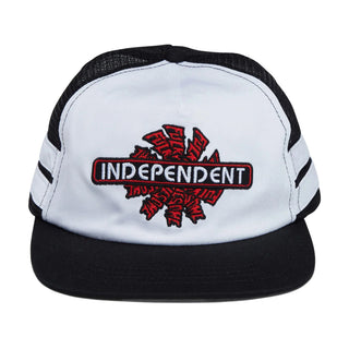 FA X Independent Hat Spiral Logo Trucker White/Black