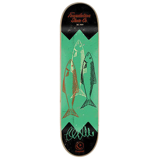 Foundation Skateboard Deck Aidan Campbell Fish Tin 8.25" x 32"