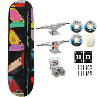 Foundation Skateboard Complete Push Triple 8.38" x 31.75" Independent Satori Upgrade