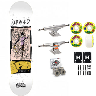 Foundation Skateboard Complete Dakota Servold Gaze 8.5" x 32.38" Independent Satori Upgrade