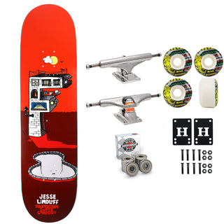 Foundation Skateboard Complete Jesse Lindloff F House 8.5" x 32" Independent Satori Upgrade