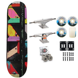 Foundation Skateboard Complete Push Contact 8.63" x 32" Independent Satori Upgrade