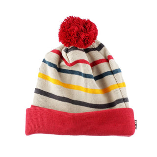 Fourstar Beanie GRADIENT FOLD POM RED Cap