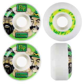 Flip Skateboard Wheels 55mm Cutback Cheech and Chong 99A White