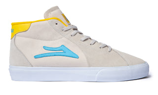 Lakai x Pacifico Skateboard Shoes Flaco II Mid Cream Suede