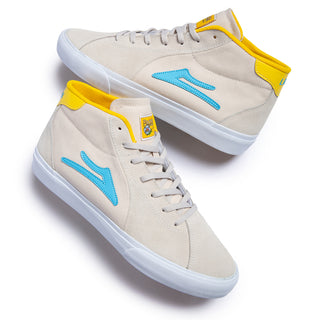 Lakai x Pacifico Skateboard Shoes Flaco II Mid Cream Suede