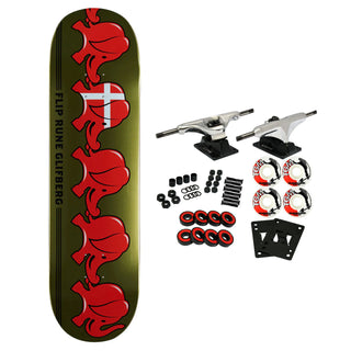 Flip Skateboard Complete Rune Glifberg Elephants 8.625" x 32.42"