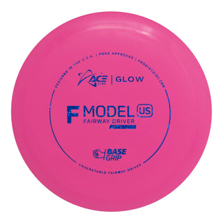 Ace Line Disc Golf F Model US BaseGrip Glow Fairway Driver 170-176 Assorted Colors