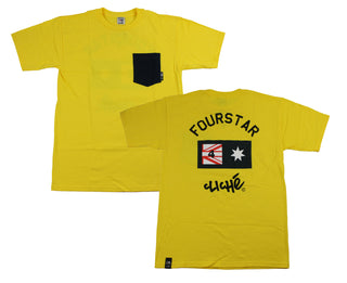 Fourstar Shirt BROPHY POCKET YELLOW