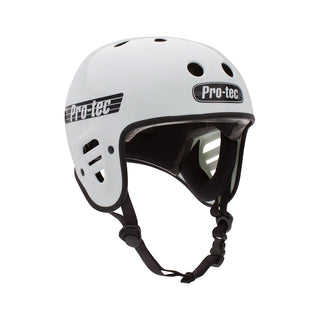 Pro Tec Skateboard Helmet Full Cut Certified Matte White Size S