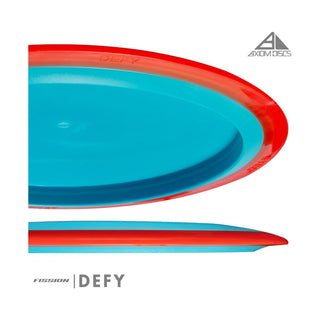 Axiom Disc Golf Fission Defy Distance Driver 11/5/-1/3 Orange/Dark Pink 168 grams