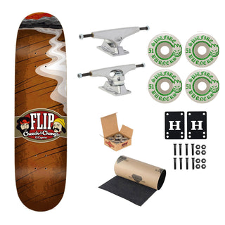 Flip Premium Skateboard Complete Cheech and Chong El Cigarro 8.25" Ft. Krux/Spitfire/Independent