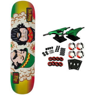 Flip Skateboard Complete Penny Rasta Stripe 8.25" x 31.71"