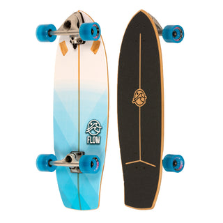 Flow Surf Skate Cruiser Skateboard Complete Geometric 29 10" x 29.5"