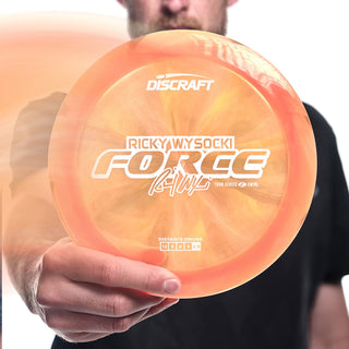 Discraft Disc Golf Ricky Wysocki 2025 Tour Series Z Swirl Force Driver 12/5/0/3 Purple/Magenta Shatter 170-172g