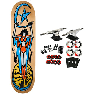 Foundation Skateboard Complete Jesse Lindloff Super Girl (Assorted) 8.5" x 32"
