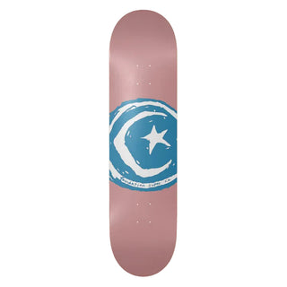 Foundation Skateboard Deck Star and Moon Pink 8.5" x 32"