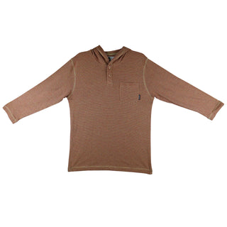 Fourstar Skateboard Longsleeve Hood Stripped Red - Youth Kids Large