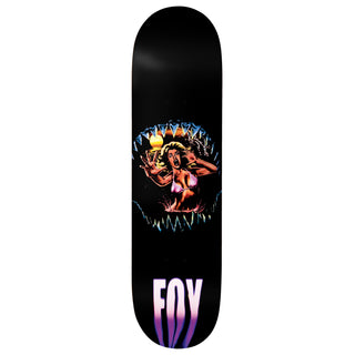 Deathwish Skateboard Deck Jamie Foy Jaws Black 8.38" x 32"