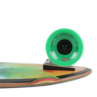Globe Skateboard Cruiser Complete Chromantic Trippy Tie Dye 9.5" x 33"