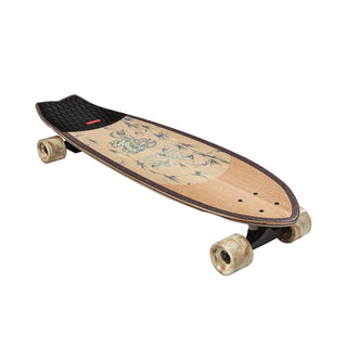 Globe Cruiser Chromantic White Oak/Jaguar 9.5" x 33"