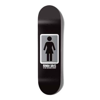 Girl Skateboard Deck Davis OG Black White 8.25" x 31.875"