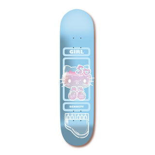 Girl Skateboard Deck Hello Kitty 50 Bennett 8.25" x 31.75"