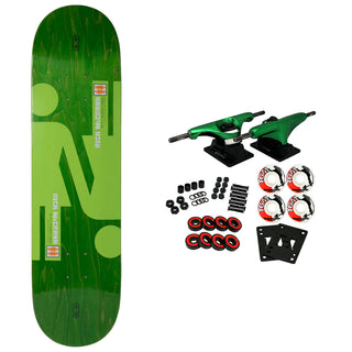 Girl Skateboard Complete McCrank Double OG Twin Green 8.25" x 31.875"