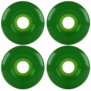 53mm GREEN Gel Skateboard Wheels Skateboards 53mm 98A
