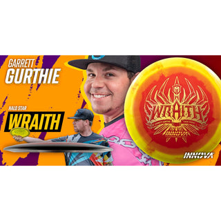Innova Garrett Gurthie Tour Series Halo Star Wraith Distance Driver 11/5/-1/3 White Red/Black 173 grams