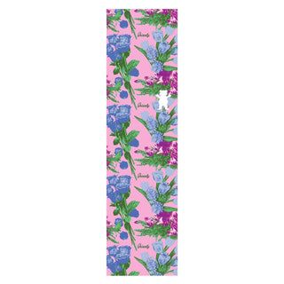 Grizzly Grip Skateboard Griptape Sheet Give em Flowers Pink 9" x 33"