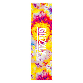 Grizzly Grip Skateboard Griptape Sheet Tie Dye Stamp Orange/Pink 9" x 33"