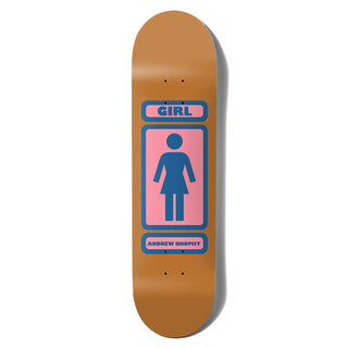 Girl Skateboard Deck Brophy 93 Pop Secret Orange/Pink 8.0" x 31.875"