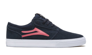 Lakai Shoes Griffin Navy/Coral Suede Mens
