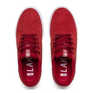 Lakai Skateboard Shoes Griffin Red/Reflective Suede
